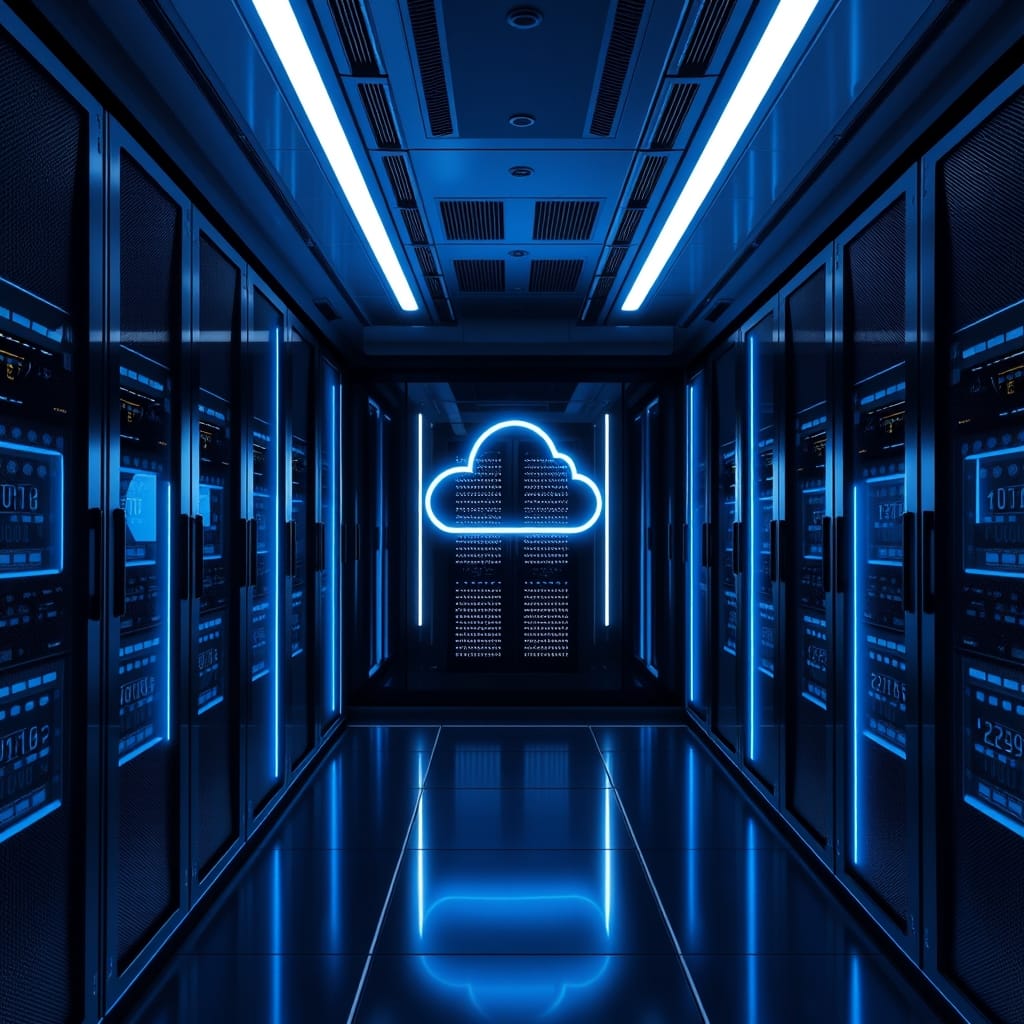 Google Gemini Spark AI agent operating autonomously in a cloud server environment.